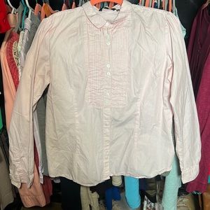 Van Heusen size extra large button down shirt, office wear, striped top, collar